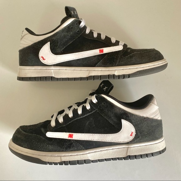 Nike Dunk Low “Black White” Custom - Picture 4 of 14